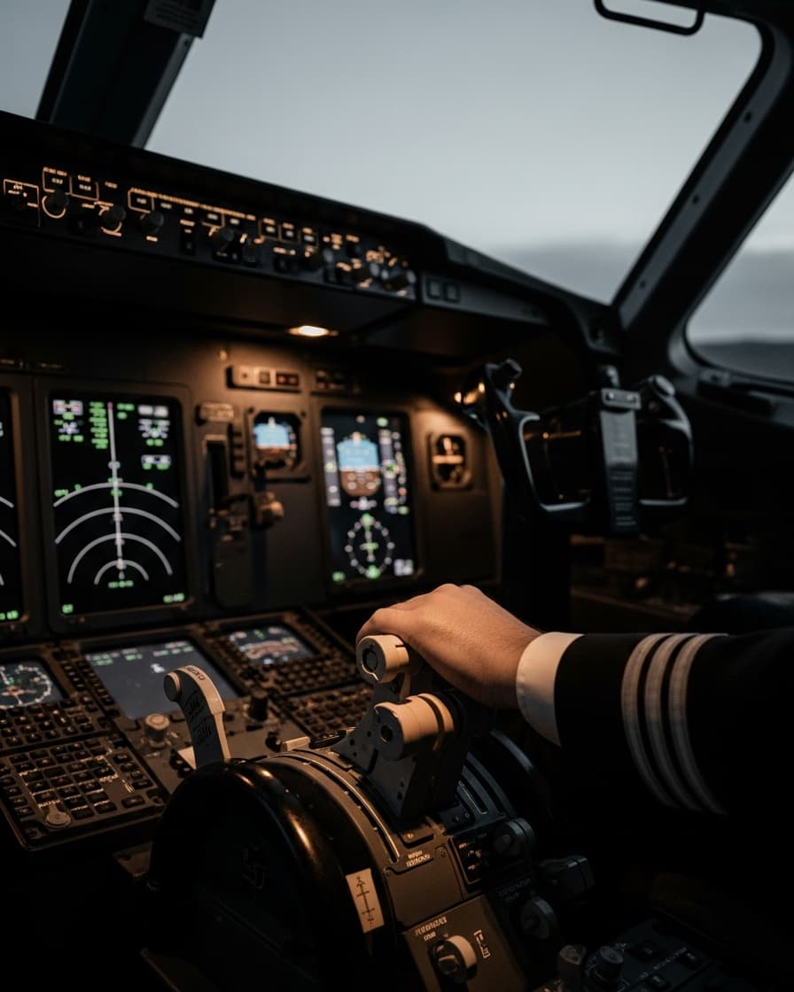 Scott Dandeneau's world: a business jet cockpit